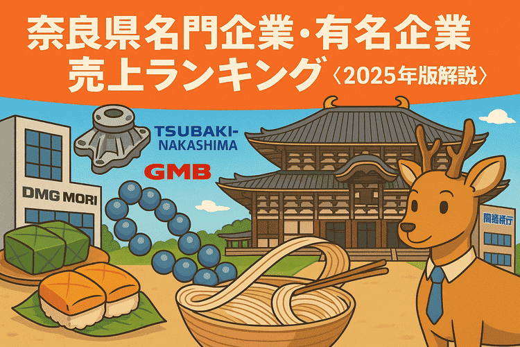 奈良県名門企業・有名企業一覧　売上ランキング〈2025年版解説〉