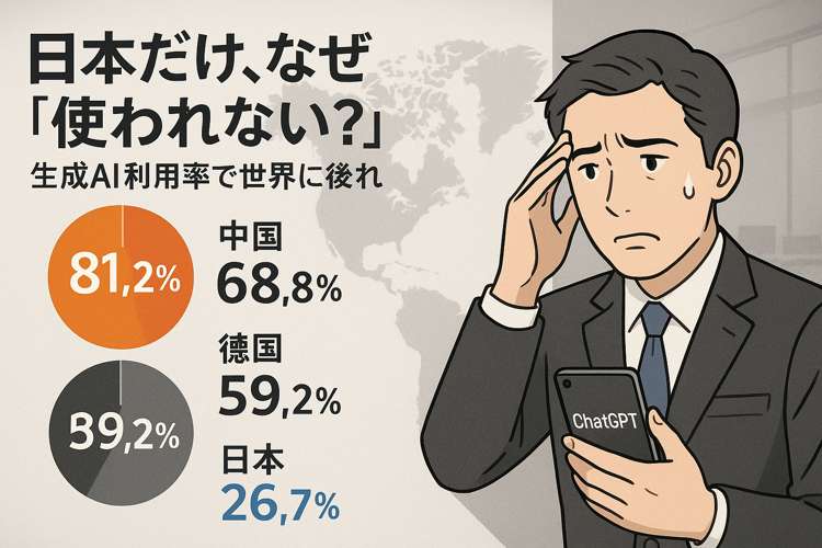 生成AIの活用遅れ