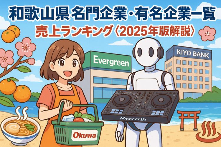 和歌山県名門企業・有名企業一覧　売上ランキング〈2025年版解説〉