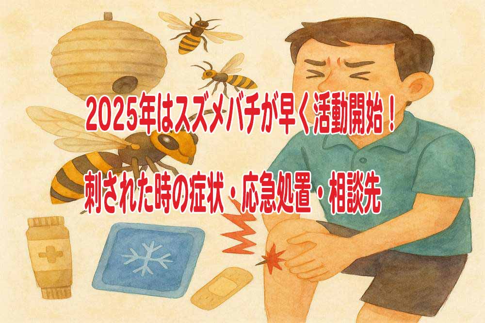 スズメバチの対処方法