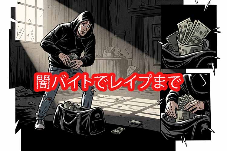 闇バイトでレイプまで