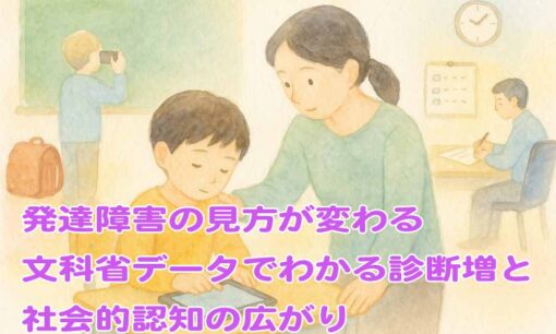 発達障害の見方が変わる　文科省データでわかる診断増と社会的認知の広がり