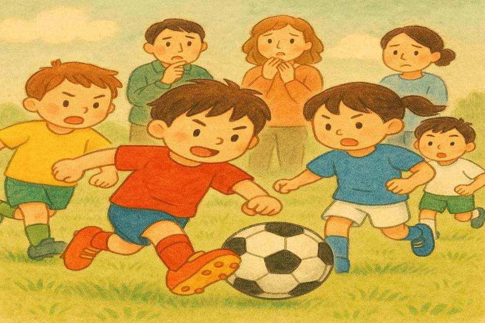 サッカーのスパイクで熱中症対策