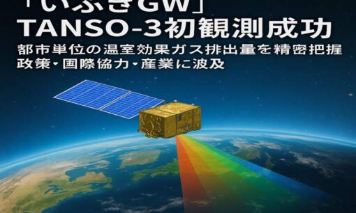 「いぶきGW」TANSO-3初観測成功　都市単位の温室効果ガス排出量を把握