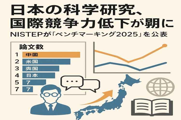 日本の科学研究、国際競争力低下