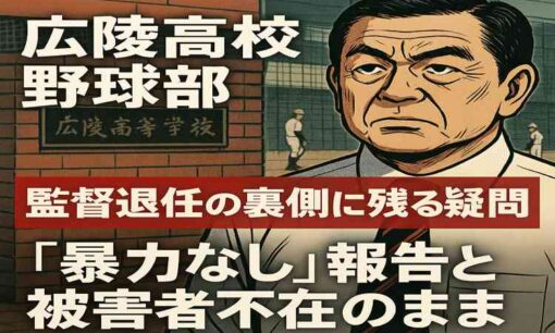広陵高校野球部、監督退任の裏側に残る疑問　「暴力なし」報告と被害者不在のまま