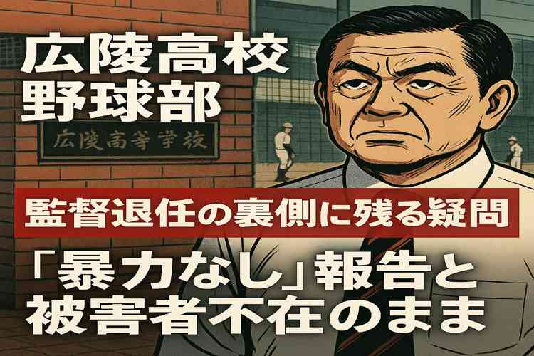 広陵高校野球部問題、監督辞任の裏側に残る疑問
