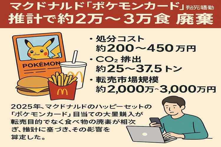 マクドナルド、ポケモンカード転売