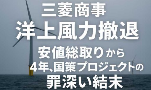 三菱商事の洋上風力撤退　“安値総取り”から4年、国策プロジェクトの罪深い結末
