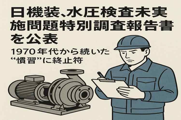 日機装、水圧県債未実施問題の報告書を開示