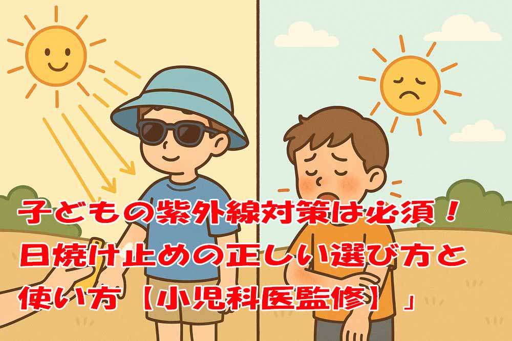 子どもの紫外線対策