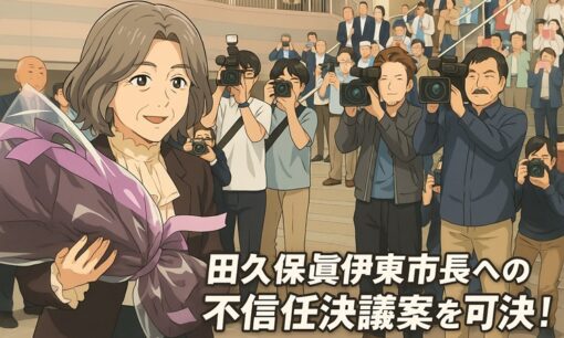 伊東市議会、田久保眞紀市長への不信任決議案提出へ