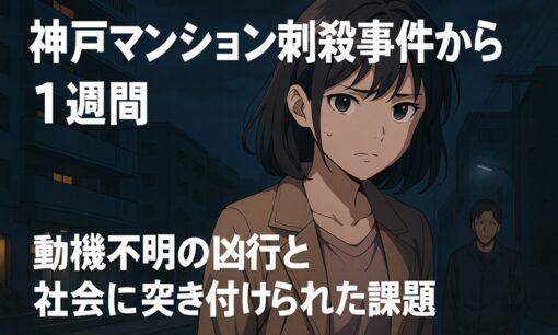神戸マンション刺殺事件から１週間　動機不明の凶行と社会に突き付けられた課題