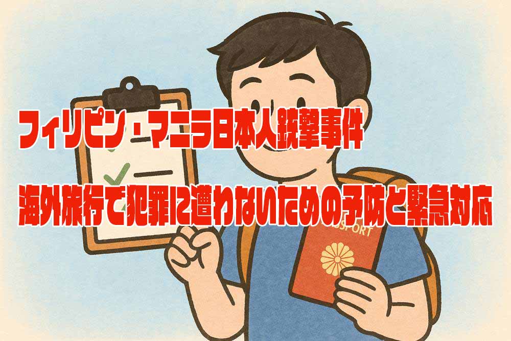 海外旅行時に犯罪に遭わないために