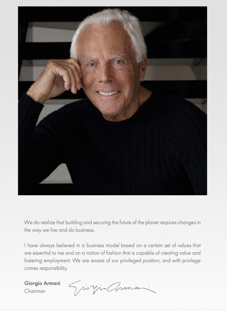 THE ARMANI GROUP AND SUSTAINABILITY2022 REPORT