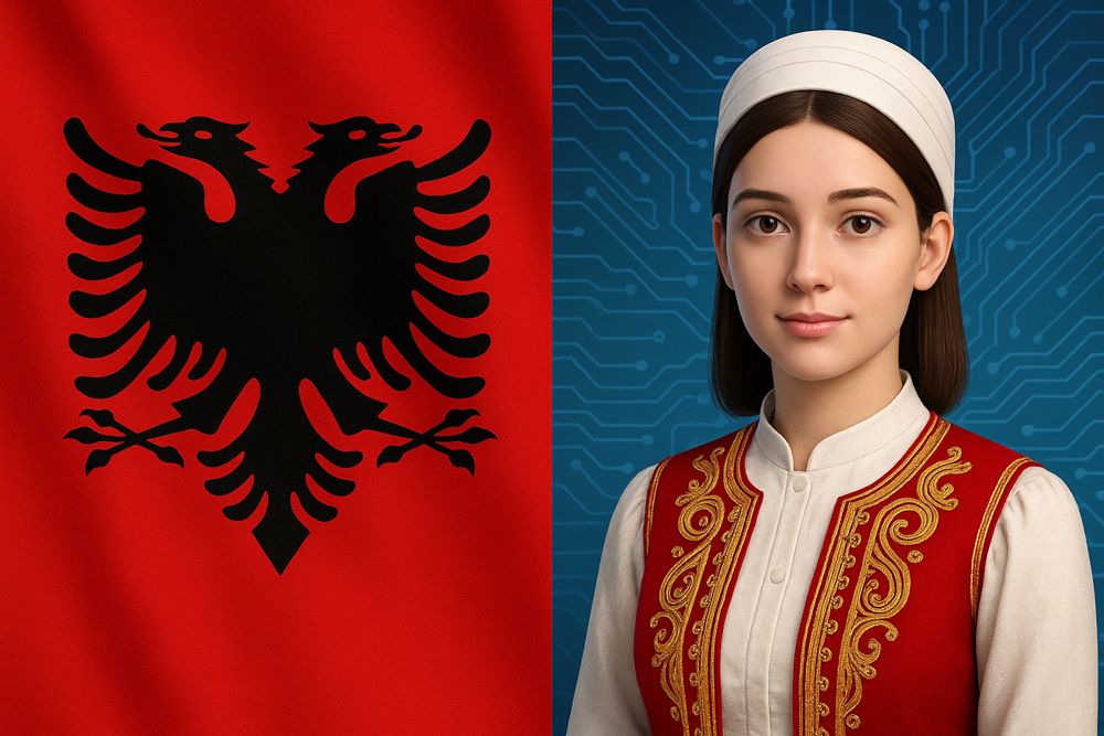 アルバニア　AI閣僚　イメージ