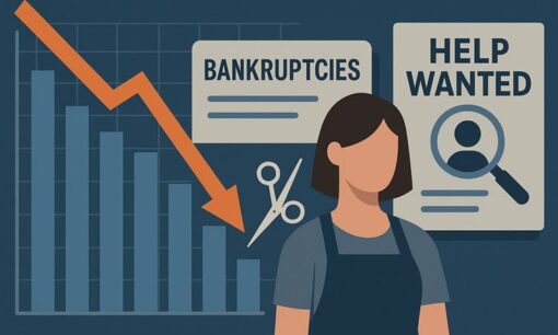 2025年上半期の企業倒産、美容室が急増