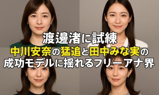 渡邊渚に試練――中川安奈の猛追と田中みな実の成功モデルに揺れるフリーアナ界