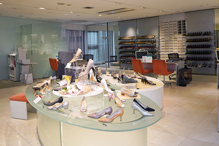 かねまつ銀座本店のオーダーメイドフロア