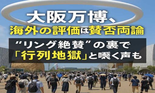 大阪万博、海外の評価は賛否両論　“リング絶賛”の裏で『行列地獄』と嘆く声も