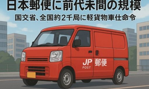 日本郵便に前代未聞の大規模処分　国交省、全国約2千局に軽貨物車停止命令