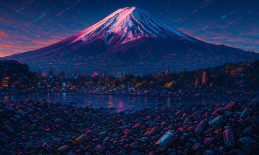 富士山の裾野に“黄金のペットボトル”　世界遺産を汚す「尿投棄」の現実