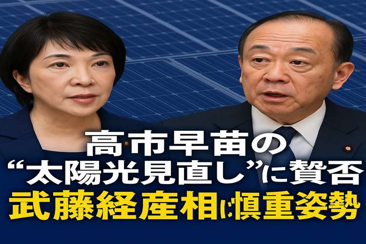 高市早苗、太陽光