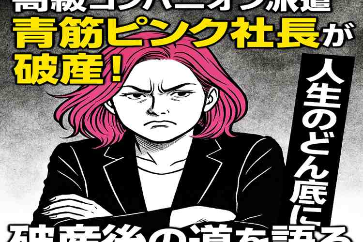 平川愛里菜、青筋ピンク、会社倒産