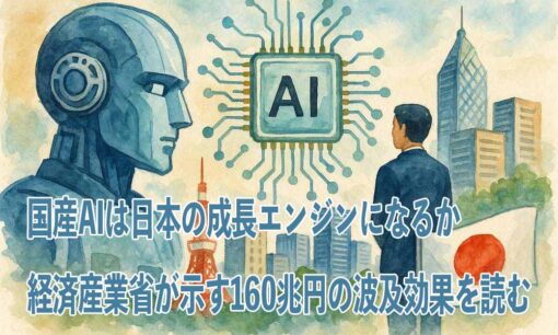 国産AIは日本の成長エンジンになるか　経済産業省が示す160兆円の波及効果を読む