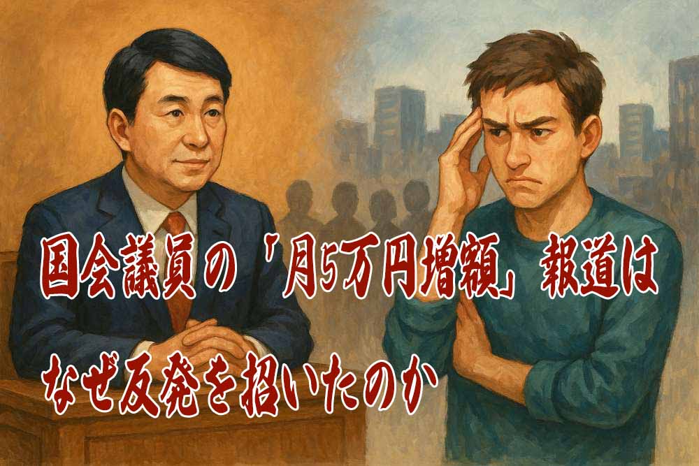 政治家と国民の意識のズレ