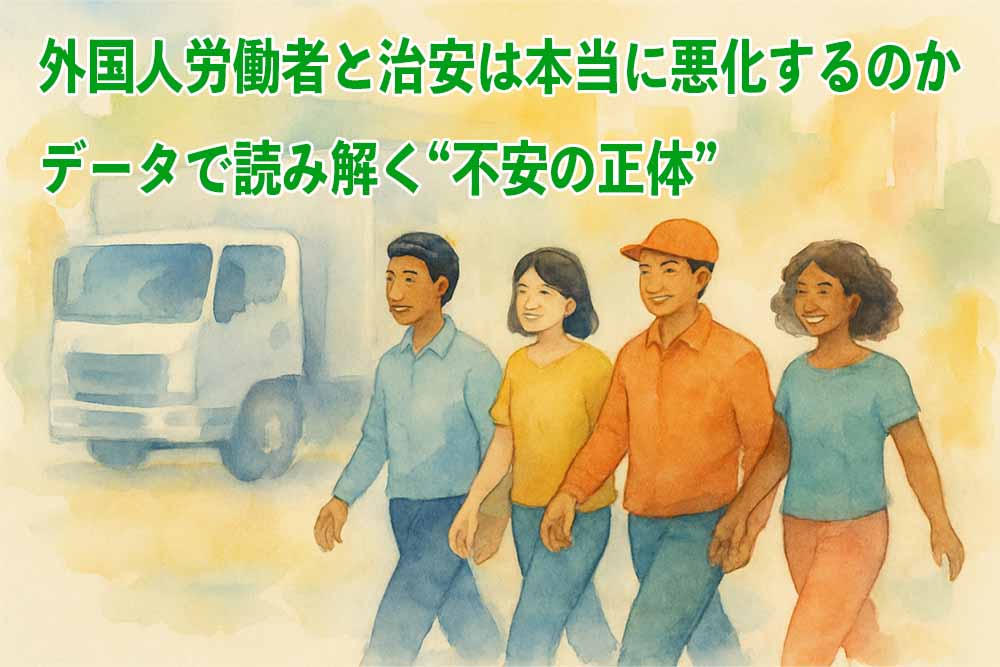外国人労働者の増加は不安？