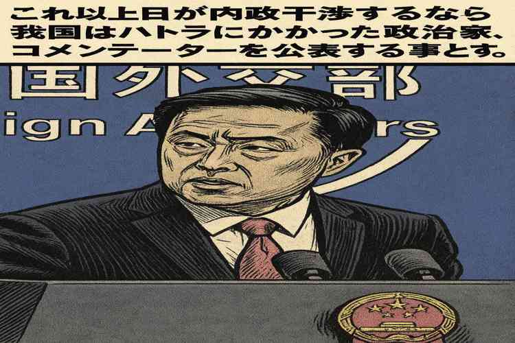 中国の報道官が、日本の政治家のハニトラ事例を暴露？