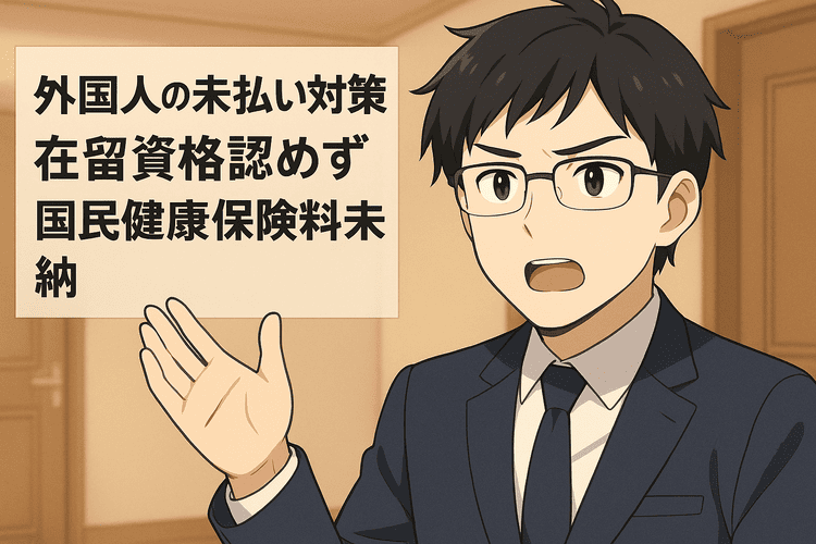外国人の国保未納、在留資格更新に影響へ　厚労省が2027年6月から制度改正を発表