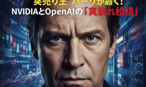 マイケル・バーリが断言！ NVIDIAとOpenAIの循環取引  AIバブル崩壊、秒読みか？
