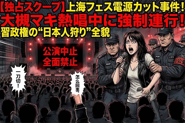 大槻マキ 中国ライブ中止