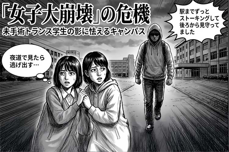 女子大生たちがトランスジェンダーに怯える
