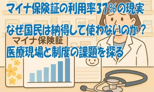 マイナ保険証の利用率37％の現実　なぜ国民は納得して使わないのか？医療現場と制度の課題を探る
