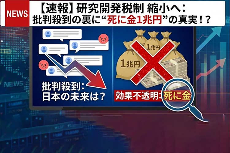 研究税制縮小報道の裏にあるのは