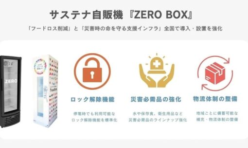災害対策×フードロス 停電時も動くサステナ自販機『ZERO BOX』が変える企業のBCPと地域レジリエンス戦略