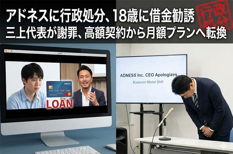 消費者庁アドネスに行政処分