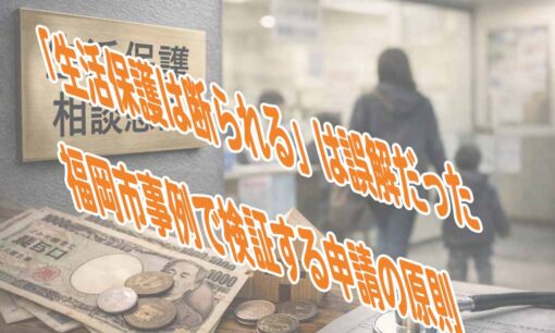 「生活保護は断られる」は誤解だった　福岡市事例で検証する申請の原則