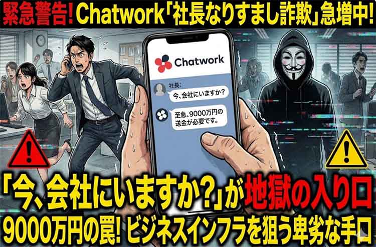 チャットワーク詐欺