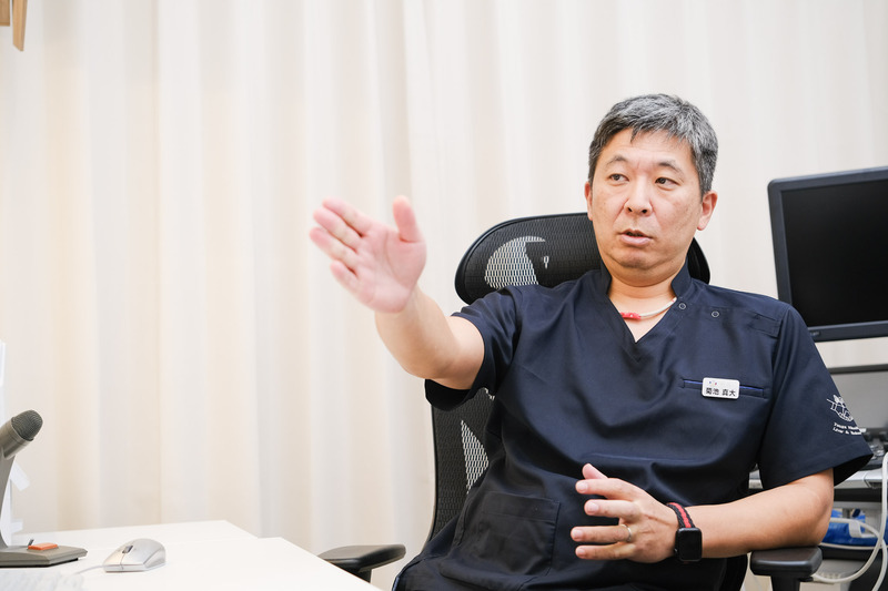 用賀きくち内科 肝臓・内視鏡クリニック 菊池真大院長