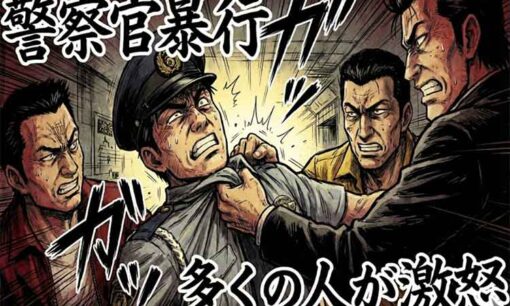警察の胸ぐらを掴む2人のベトナムの不良外国人！ 数百万人が怒った炎上の裏でヘイトスピーチ説も
