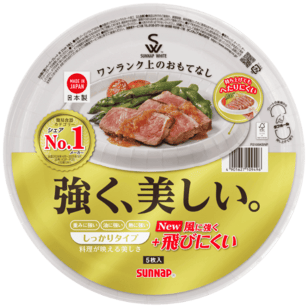 飛びにくい紙皿