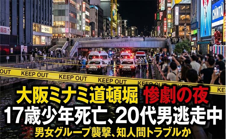 大阪南道頓堀殺人事件