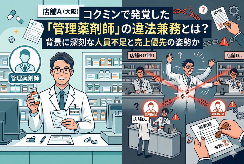 コクミン 不適切な薬事業務